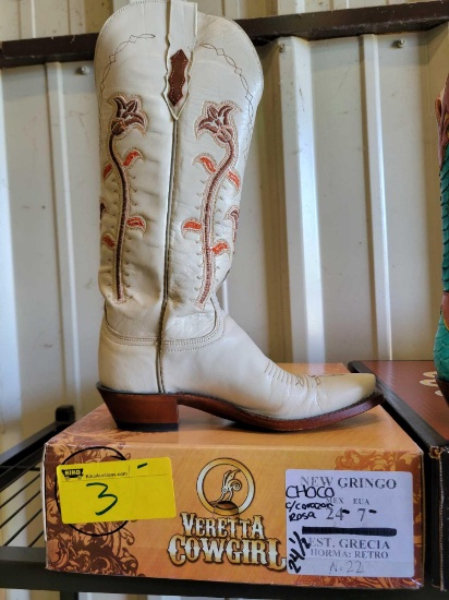 Veretta cowgirl boots womens 7.5