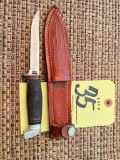 Case XX Knife w/Leather Case