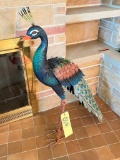 Metal Peacock Bird Figurine