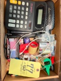 Stationary, calculator, plug ins, misc.