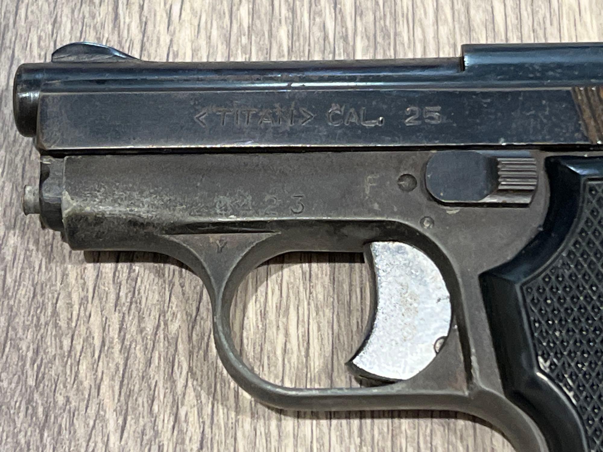 Titan Cal Semi Auto, No Clip, With Holster Proxibid