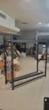 6ft section of heavy duty shelving with wire shelves