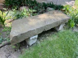 3pc Sand Stone Bench