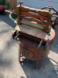 Wooden Clothes Washing Machine with Rival Wringer