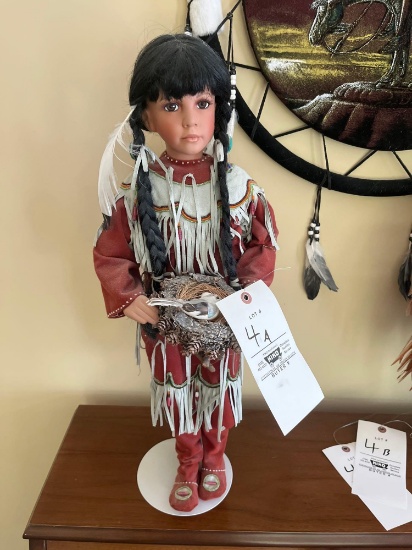 Native American doll with box