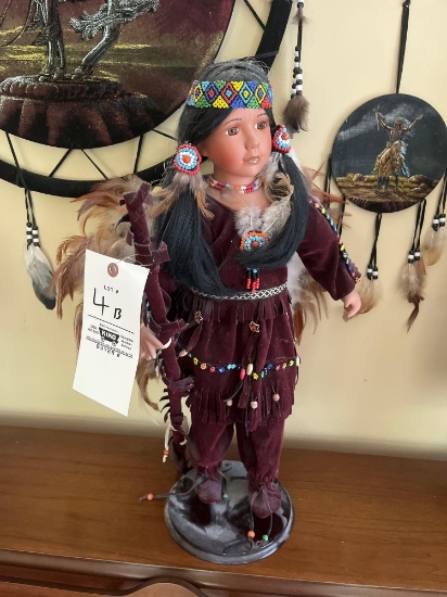 Heirloom Native American doll with box
