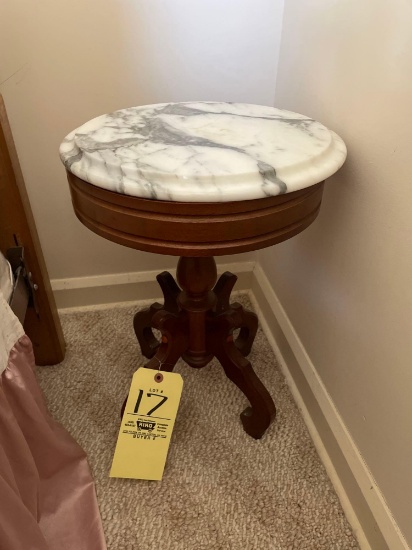 round marble top stand