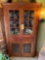 Primitive Antique Corner Cabinet with Tin Punch Doors