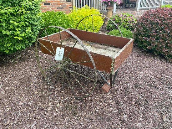 Antique Steel Wheel Wagon