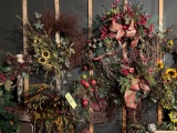 Decorative Wreaths and Christmas Decor