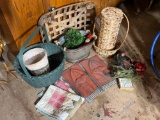 Decorative Baskets, Vintage Metal Decor