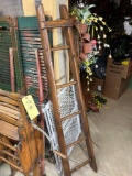 66 in Tall Primitive Wood Ladder
