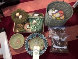 Country Decor, Birds and Nests, Bowls