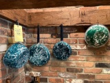 (4) Enameled Emerald Chrysolite Graniteware Pots and Pans