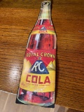 Royal Crown Cola Cardboard Advertising Sign