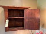 Primitive Antique Wall Mounted Cabinet