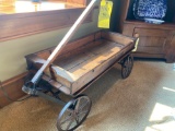 Antique Steel Wheeled Wagon