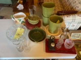 Assorted Glassware & Plates