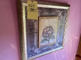 (2) Floral Picture Frames