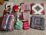 Assorted Towels and Place Mats