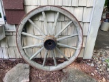 Antique Wood Wagon Wheel
