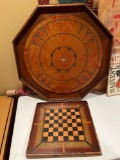 Vintage Carroms Board and Checker Board