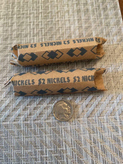 (80) Buffalo nickels