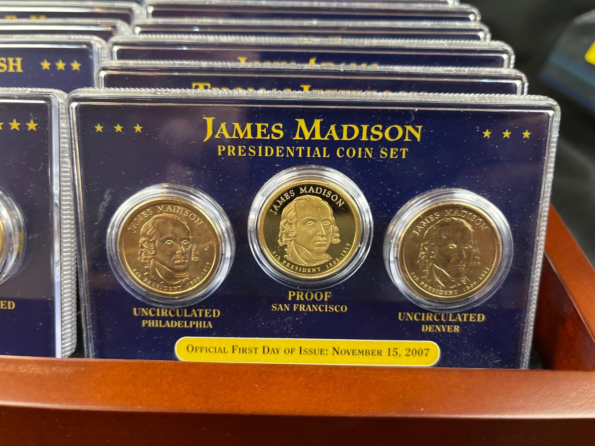 The Complete Texas Statehood Quarter Collection; 24K CLAD, Platinum