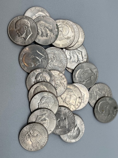 Eisenhower Dollars Assorted Dates bid x 25