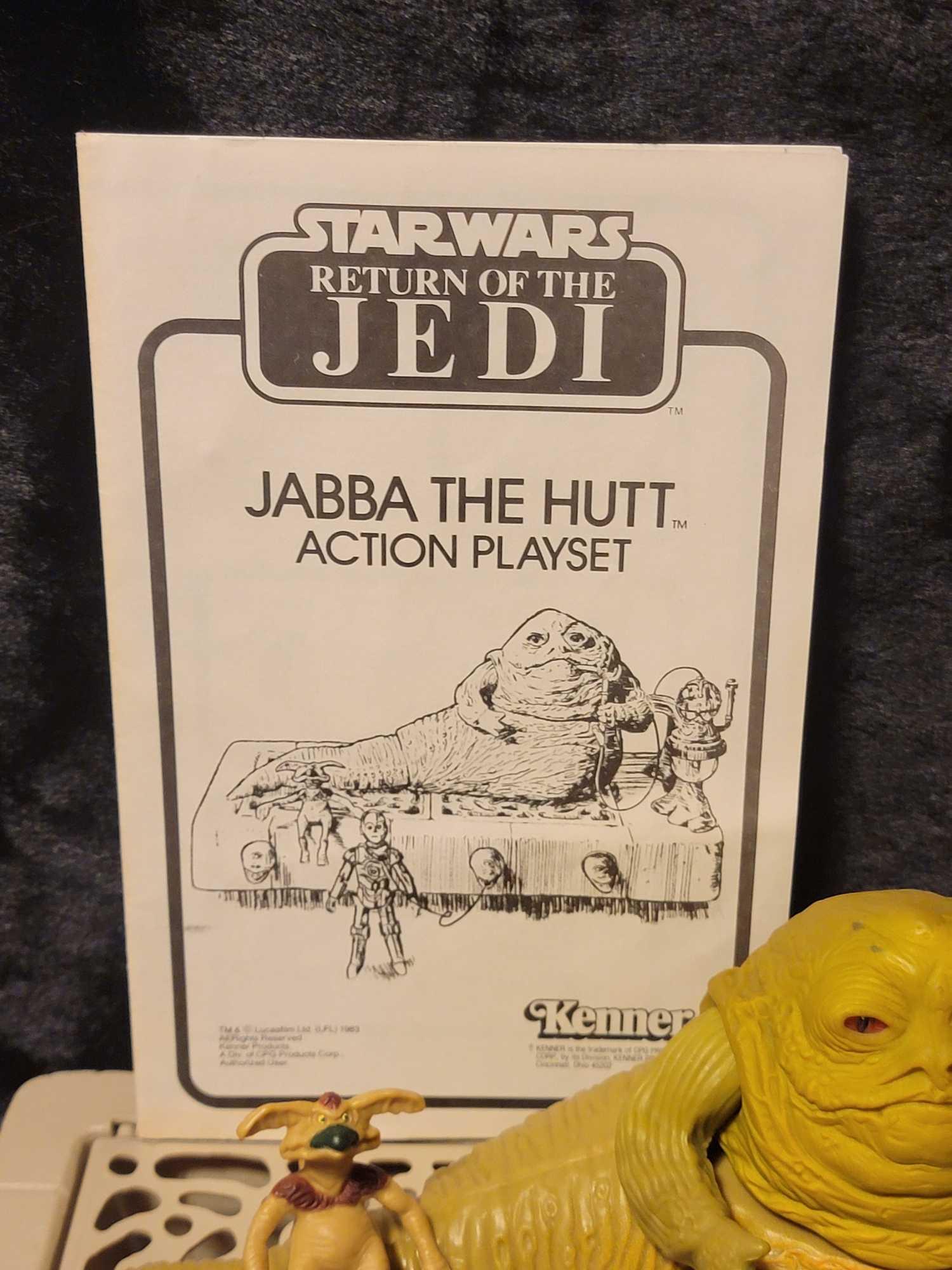 Vintage jabba sale the hutt playset