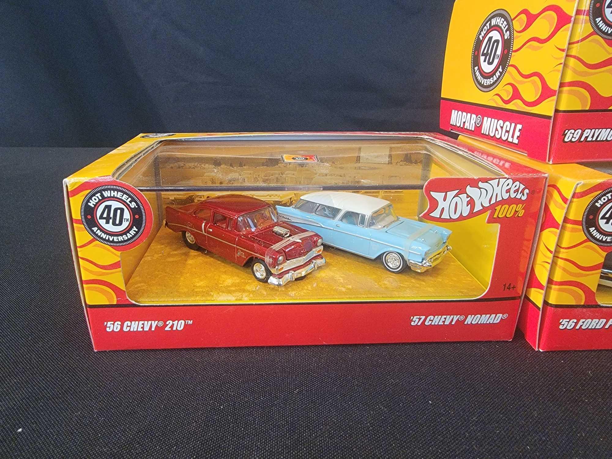 4 Hot Wheels 40th Anniversary multi packs MIB | Proxibid
