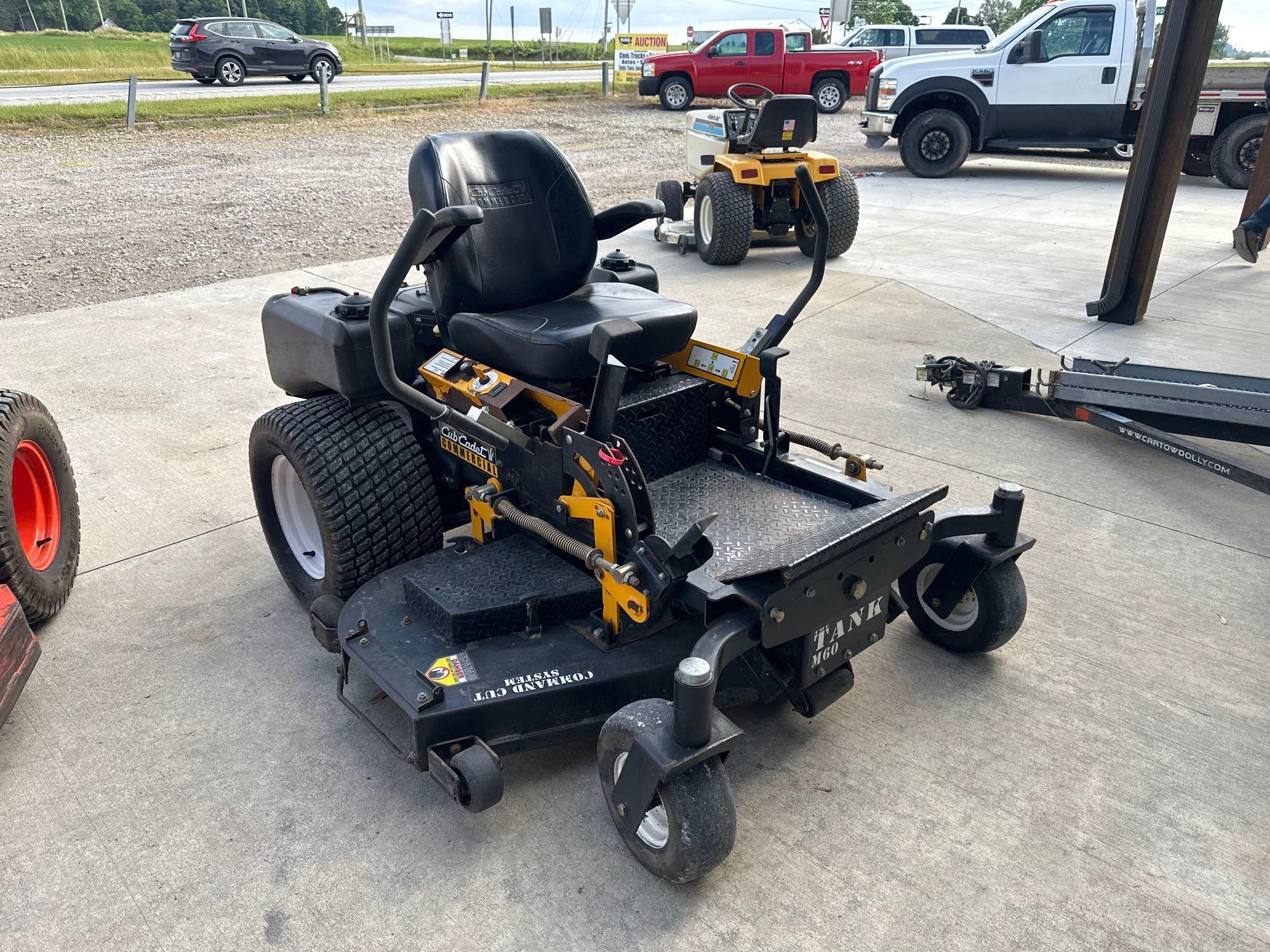 Cub Cadet Tank M60 Cub Cadet Tank M60 Zero Turn Mower Proxibid