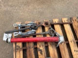 Various fireman's wrenches and nozzle