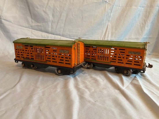 (2) Lionel No. 513 livestock cars