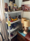 shelf w/ contents