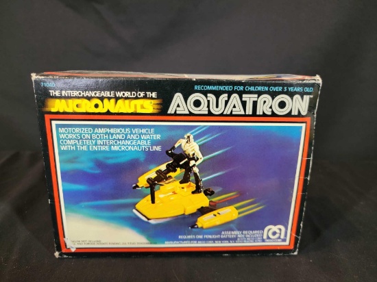 1977 Mego Micronauts Aquatron in Box w Catalog