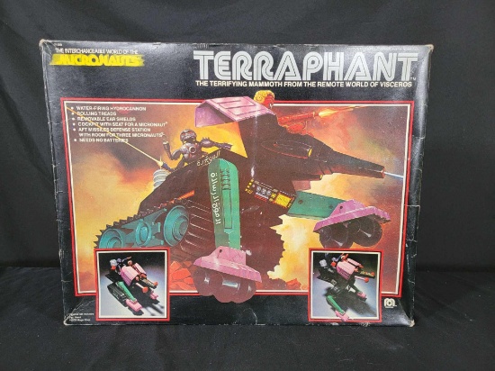 1979 MEGO Micronauts Terraphant in Original Box Directions