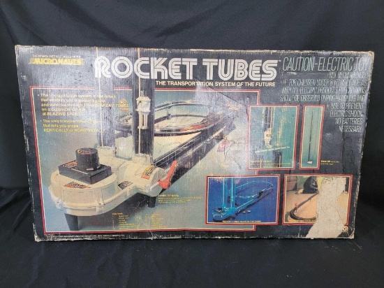 1979 Mego Micronauts Rocket Tubes in Original Box w Figure