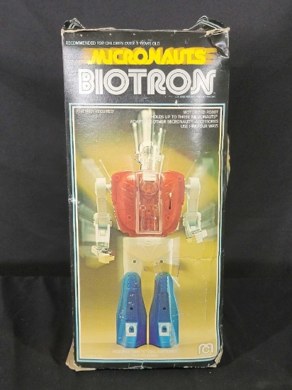 1976 Mego Micronauts Biotron Robot Figure in Box