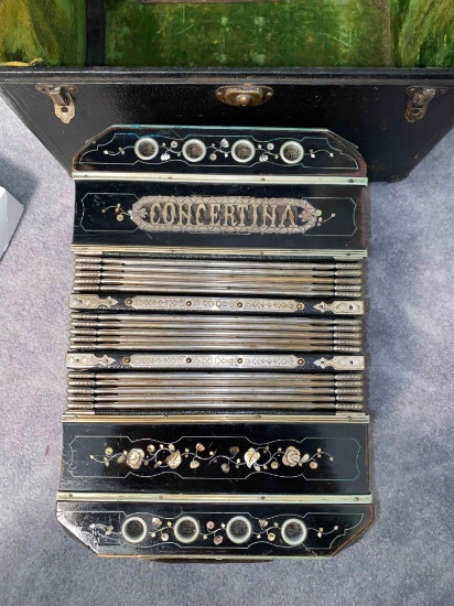 Early Concertina in case