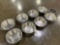 (8) stainless mixing bowls