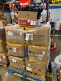 pallet full of used laptop cases