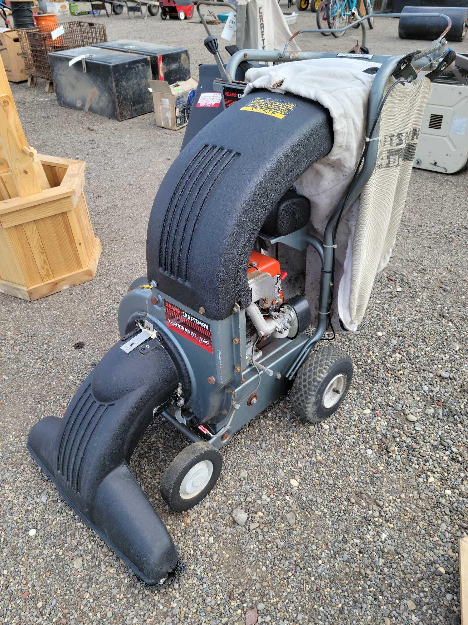 Craftsman 2024 shredder vac