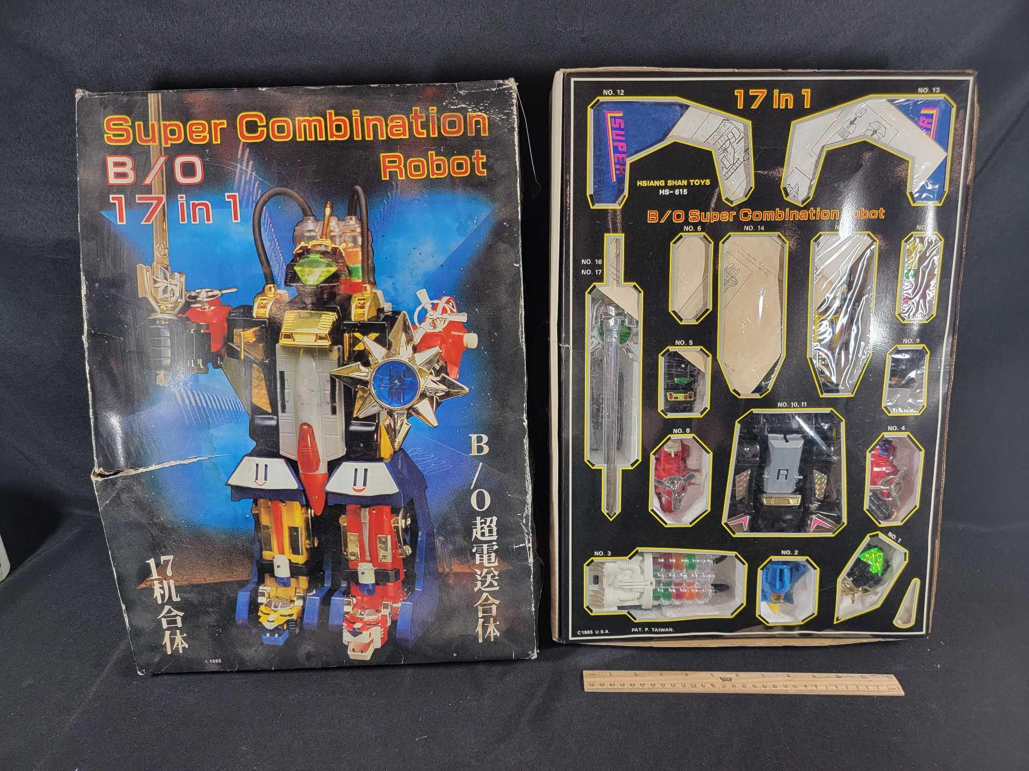 1985 Super Combination Robot in Box Japanese HUGE | Proxibid