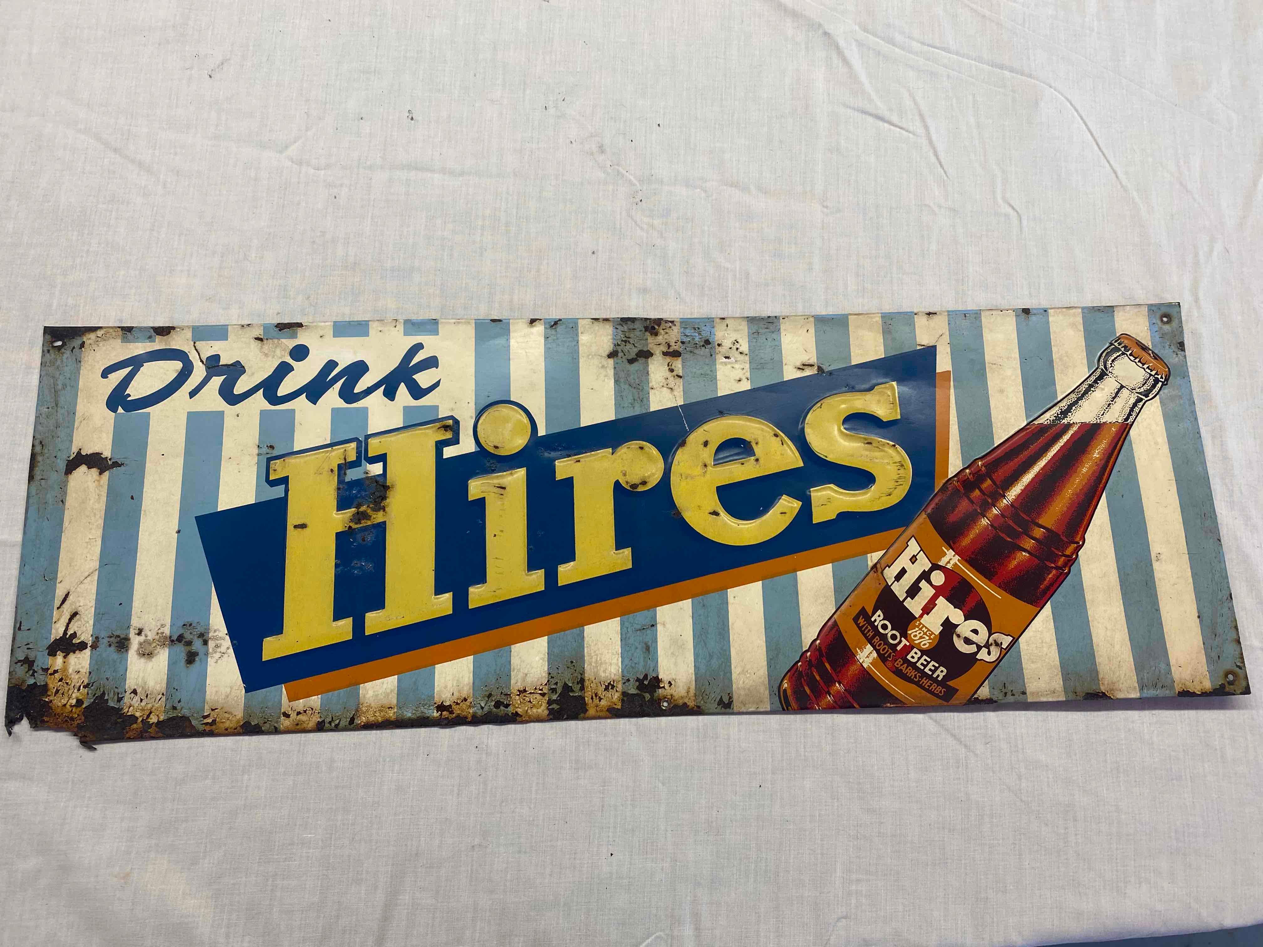 Hires Root Beer Sign | Proxibid