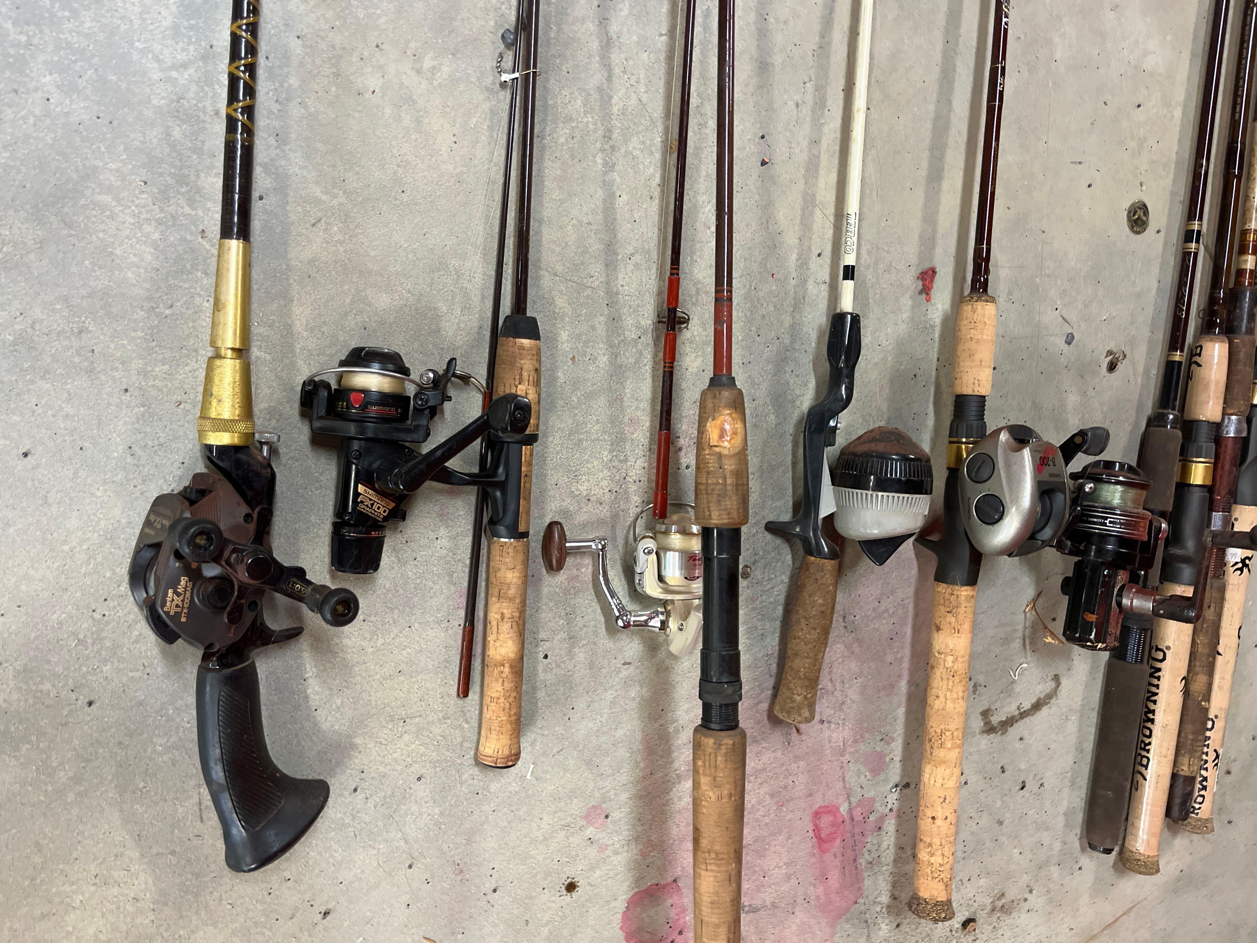 Browning Fishing Poles, Bait Casters, Reels