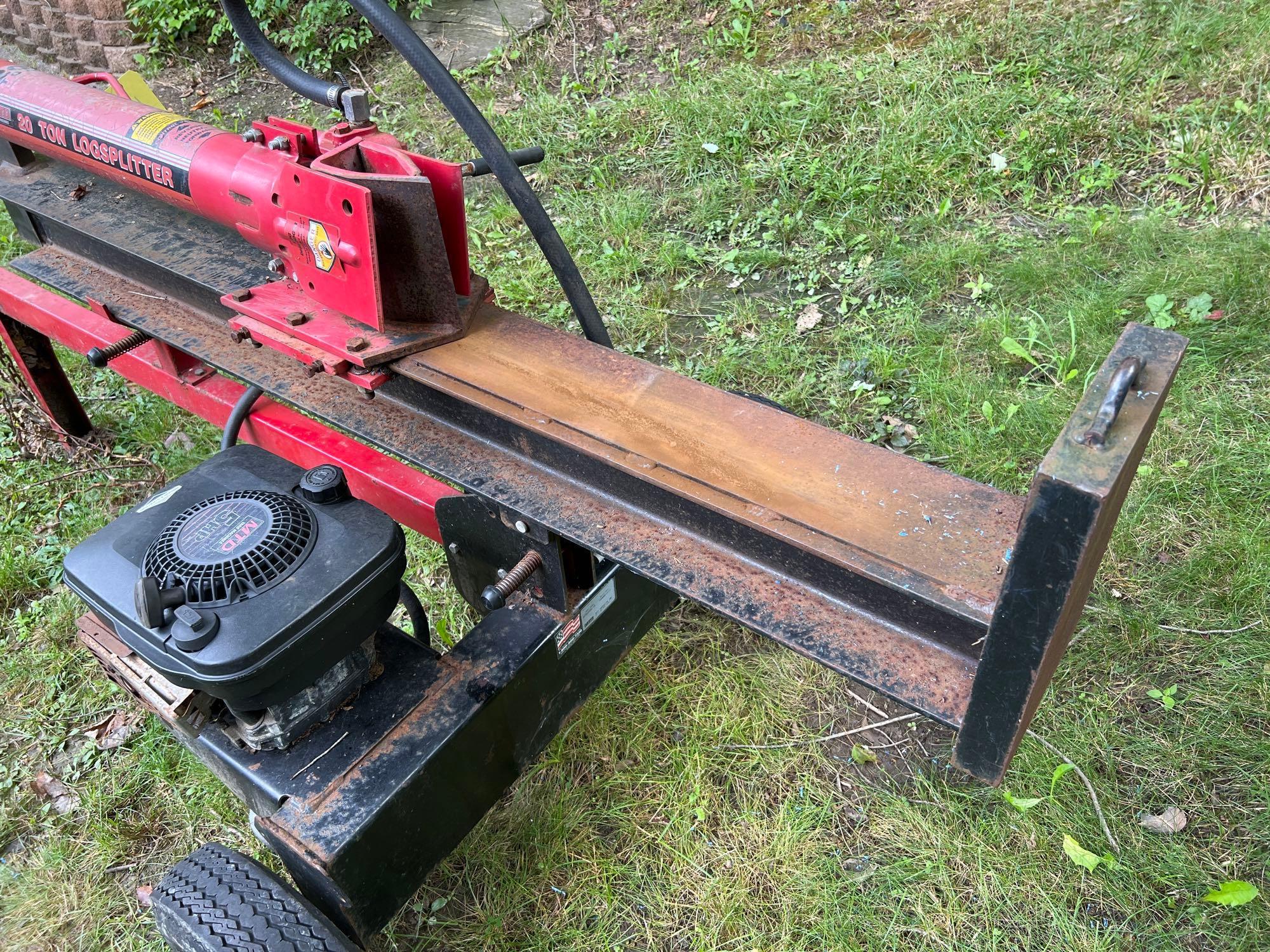 MTD 20 Ton Log Splitter Proxibid