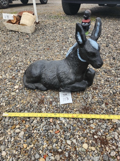 Donkey Concrete Statue