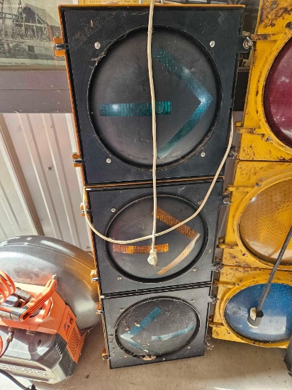 Plastic traffic light