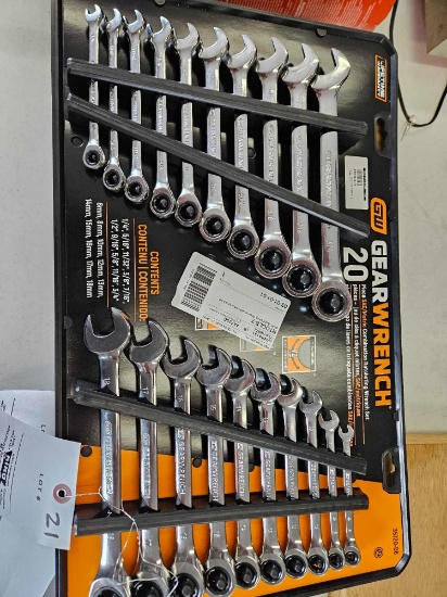 20pc gearwrench set, new